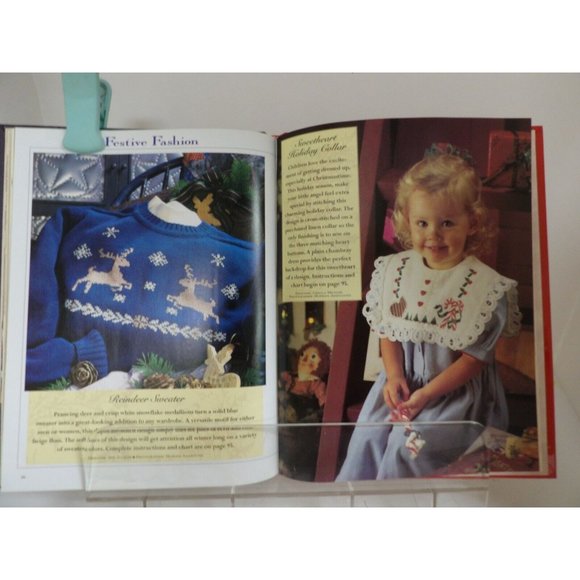 A Cross Stitch Christmas by Better Homes & Gardens "Handmade Treasures" ©1995 - Picture 15 of 16